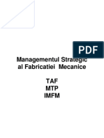 Curs Managementul Strategic Al Fabricatiei Mecanice PDF