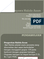 Senyawa Halida Asam