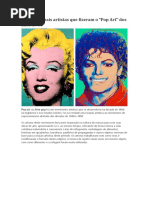 Os 5 Principais Artistas de Arte Pop 1960