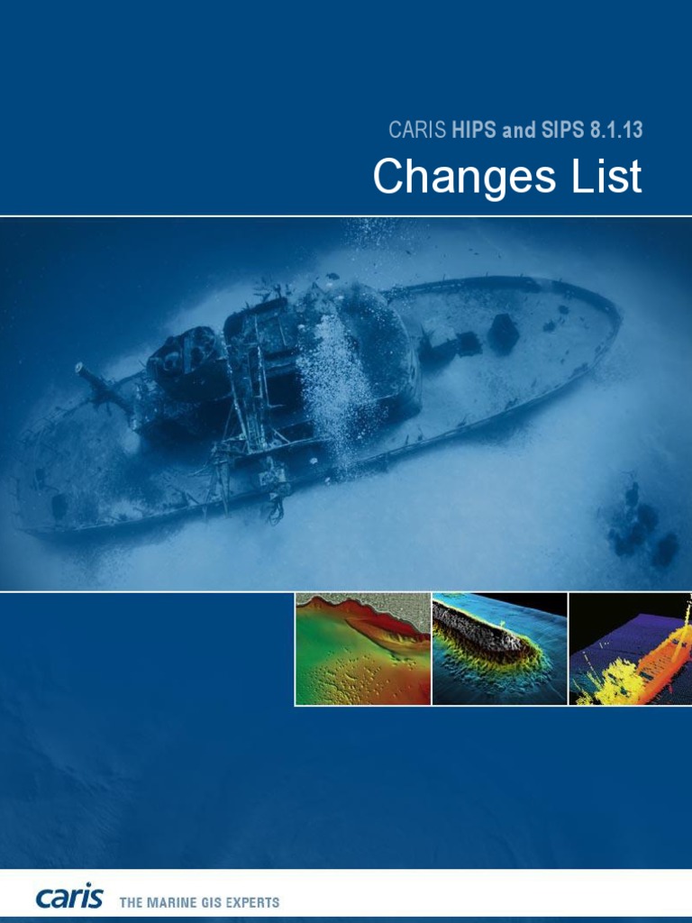 CARIS HIPS & SIPS Changes List PDF | PDF | Image Scanner | File Format