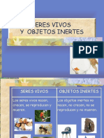 Los Seres Vivos y Objetos Inertes Primero