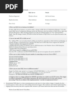 Criteria SQL Server Oracle