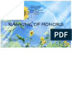 Pinagbayanan ES 2015-2016 Honors Ranking