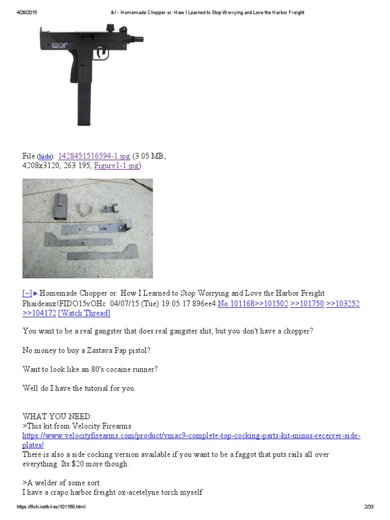 DIY Chopper Build Guide with Harbor Freight | PDF | Metalworking