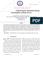 Fog Computing – Enhancing the Maximum Energy Consumption of Data Servers.