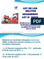 Ley de Los Delitos Aduaneros