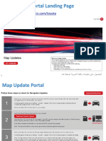 Map Update Portal Landing Page
