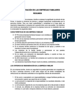 La Remuneración en Las Empresas Familiares - Resumen