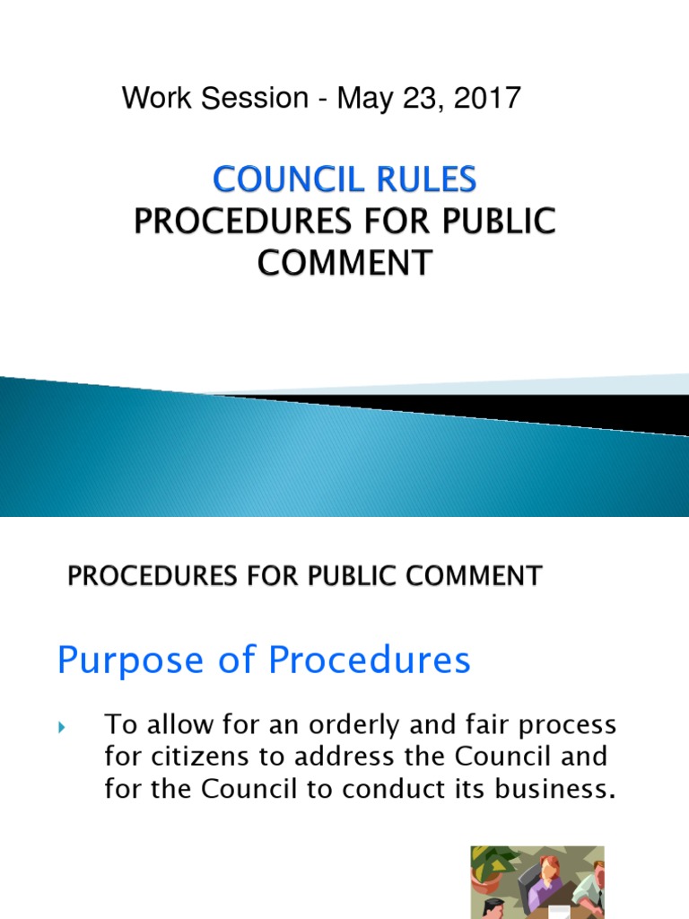 Public Comment Presentation - 052317 | PDF | Virtue | Justice