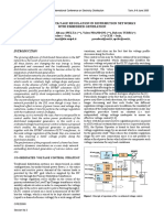 Coordinated Voltage Regulation in Distribution Networks with Embedded Generation