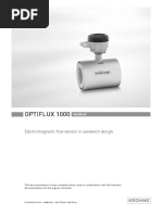 Krohne OPTIFLUX1000 Manual