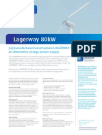 Lagerway 80kW Remanufactured - Refurbished Wind Turbines