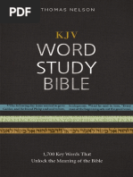 KJV Word Study Bible