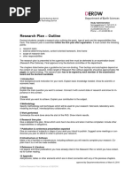 Earth Science Research Plan Sample PDF