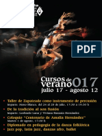 Cursos de Verano Ballet Folklórico de Amalia Hernández