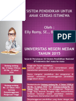 Presentasi - Sistem Pendidikan Untuk Anak Cerdas Istimewa