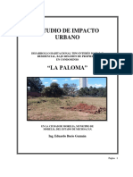 Estudio de Impacto Urbano - Altozano 2016 - La Paloma