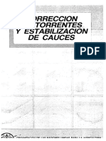 Corrección de Torrentes y Estabilizacion de Cauces PDF