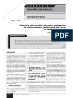 Deterioro Destruccion Extravio y Sus PDF