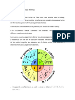 Ley de Ohm y La Potencia Eléctrica Unidads