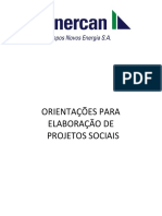 Orientação para Elaboracao Projetos Sociais PDF