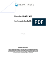 NetWitness NextGen LDAP PAM Guide