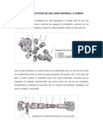 Partes Constitutivas de Una Junta Universal o Cardán