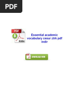 Download Essential Academic Vocabulary Cesur Ztrk PDF Indir by Akn Aksoy SN351212521 doc pdf