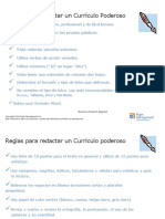 1 Reglas para El CV