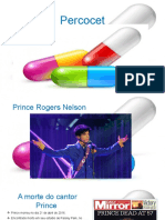 Morte de Prince devido a overdose de analgésico Percocet