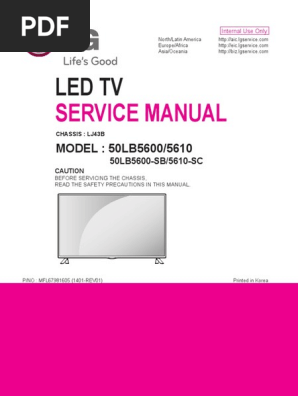Lg 50lb5600 Sb 50lb5610 Sc Chassis Lj43b Pdf Printed Circuit Board Soldering