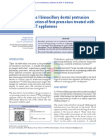 Report of a Class I Bimaxillary Dental Protrusion