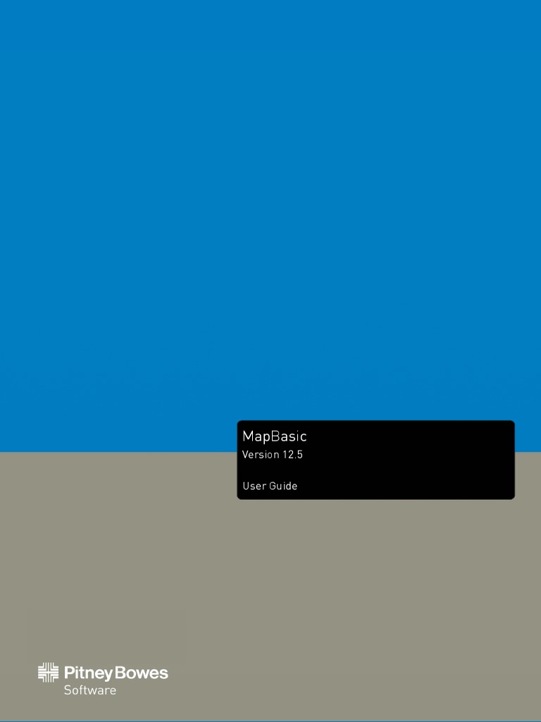 MapBasicUserGuide 12.5 PDF | PDF | Subroutine | Table (Database)