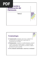 Comparación y Análisis de cartas Patrimoniales - Carta de 