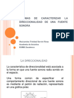 Direccionalidad de Una Fuente Sonora