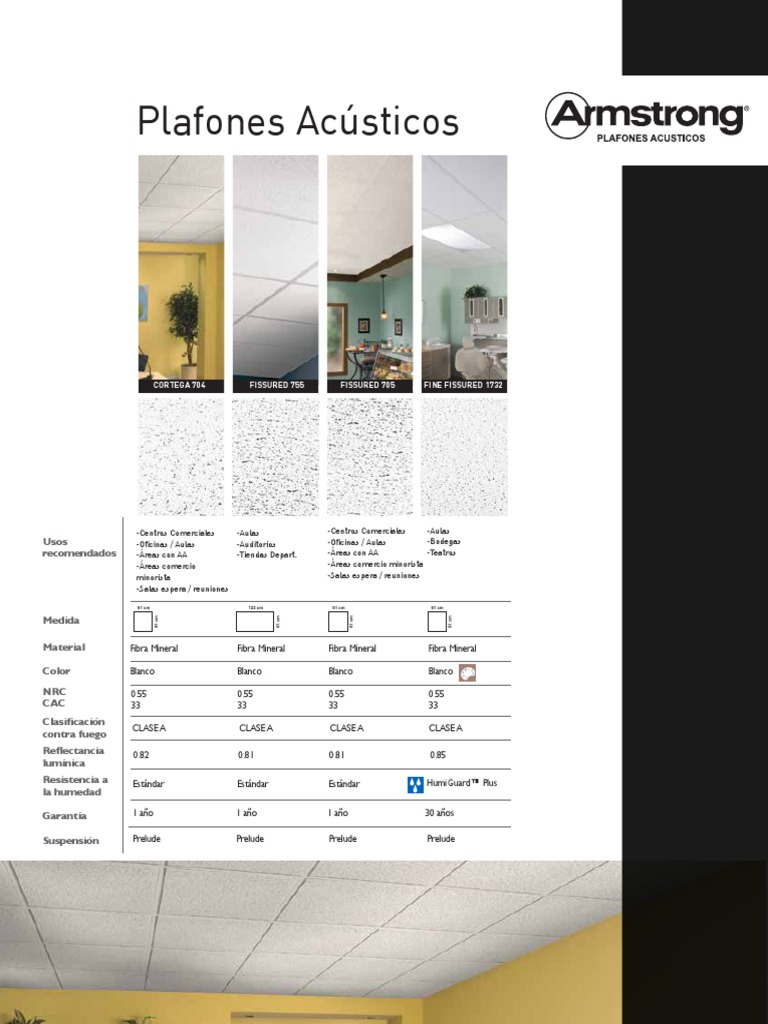Plafones Armstrong | Ingeniería de Edificación | El hombre hace