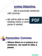 Commas Notes