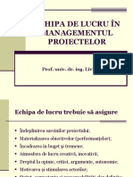 9-Echipa de Lucru in Managementul Proiectelor