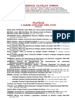12.10 FFR GSM Bibliografie Filatelie