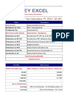 Income Tax Calculator FY 2017 18