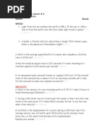 Physics Review Sheet-2