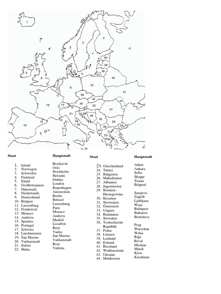 Staedte Europas | PDF