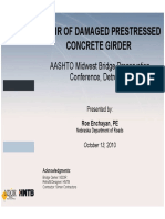 Enchayan Repair of Damaged Prestress Concrete Girder