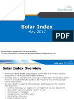 OhmHome Monthly Solar Index May 2017