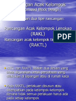 Rancangan Acak Kelompok untuk Pengujian Pengaruh Jenis Gula terhadap Kadar Alkohol Tapei