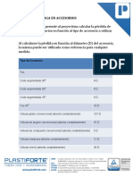 Pérdida de Carga en Accesorios