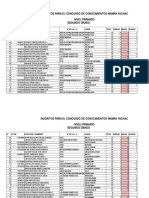 Consolidado Final de Concursantes