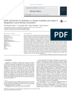 Limits Andbarrierstoadaptationtoclimatevariabilityandchangein Bangladeshi Coastal Fishing Community