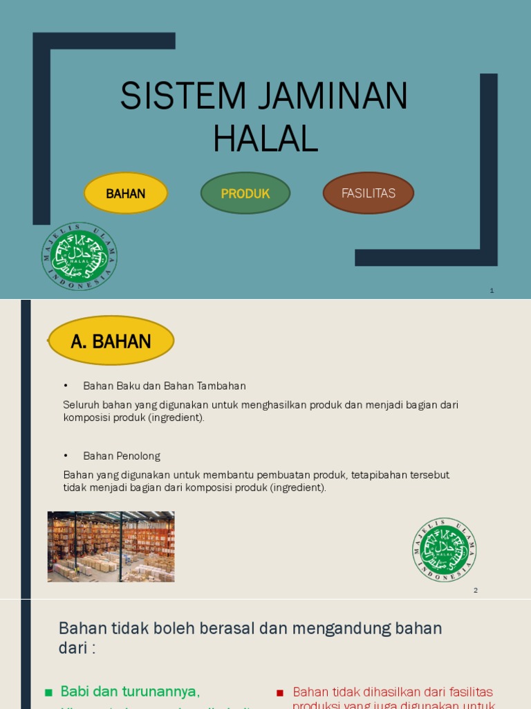 sistem jaminan halal malaysia