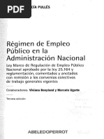 García Pullés, F. Régimen de Empleo Público en La Administración Nacional. Introducción
